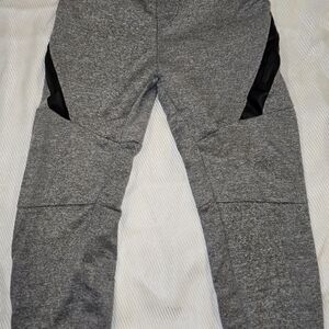 Cozy Gray Kids Sweatpants with Black Details